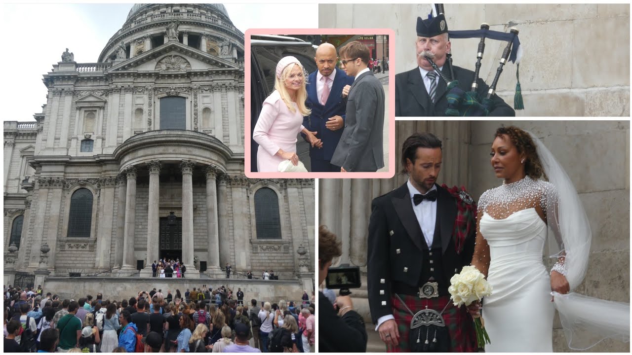 Mel B's Wedding at St Paul's Cathedral to Rory McPhee
