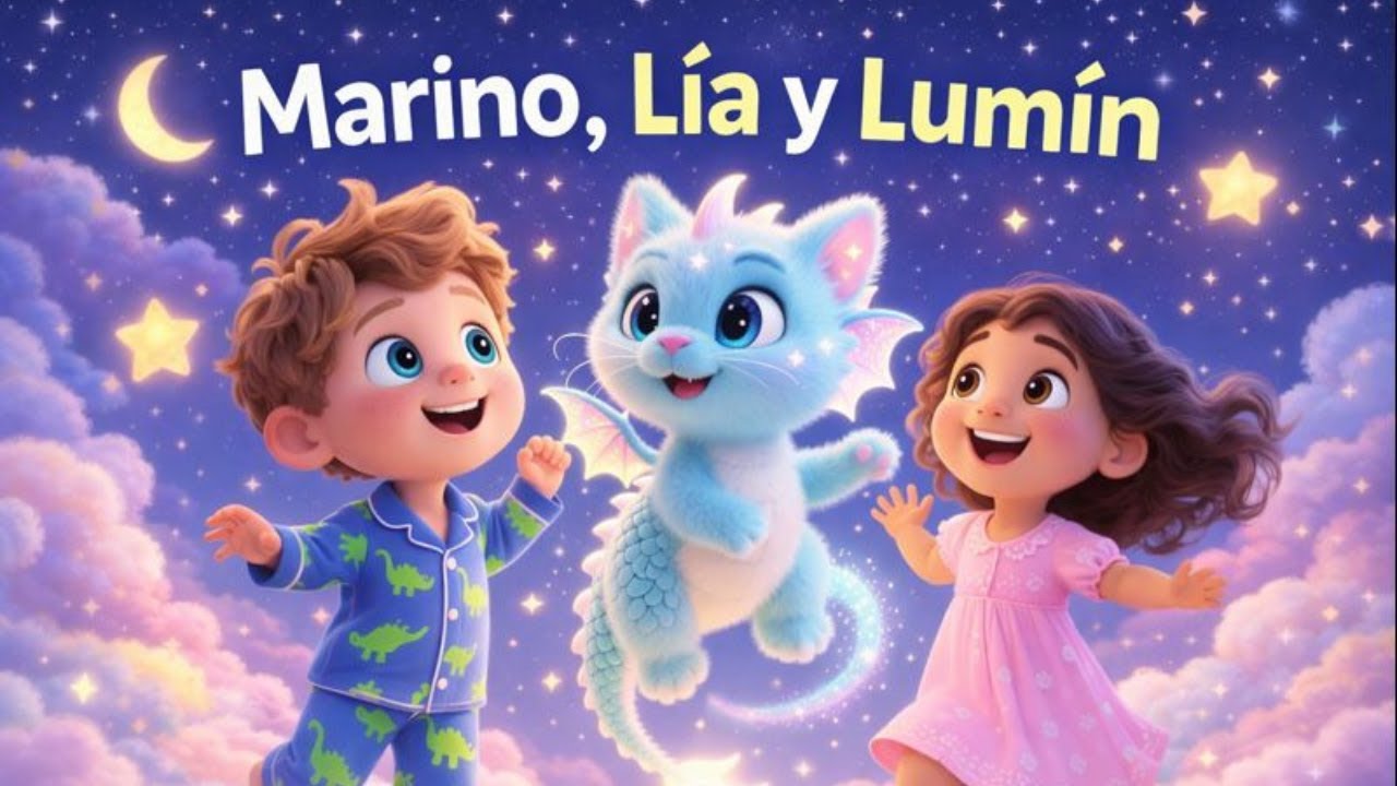 👉 Marino, Lía y Lumín 🌙Cuentos para Dormir Niños. Un Viaje Mágico por el Cielo de los Sueños |
