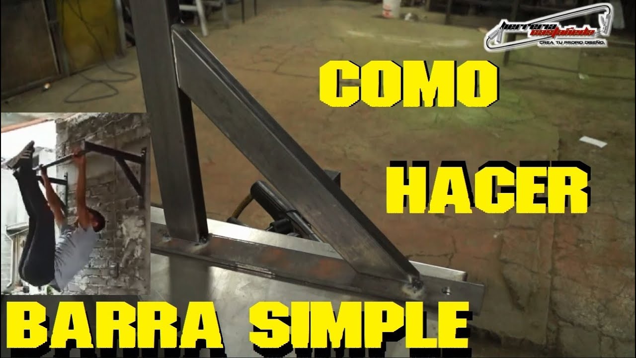 Como hacer una barra simple Para Ejercicio