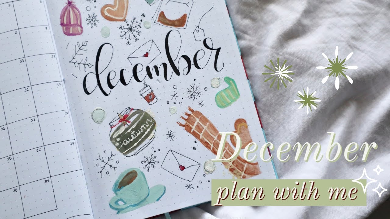 PLAN WITH ME  | DECEMBER 2023 BULLET JOURNAL SETUP ☕❄️
