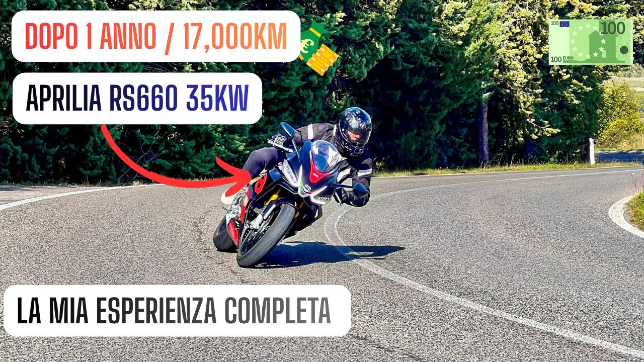 Aprilia RS 660 35 kW DOPO 1 ANNO / 17.000 KM: La Mia Esperienza Completa