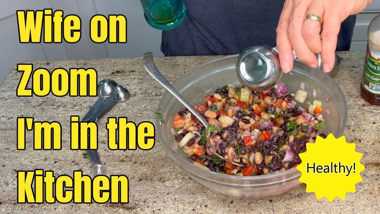 Easy Bean Salad That Helps Lower Cholesterol | Healthy Lunch Idea