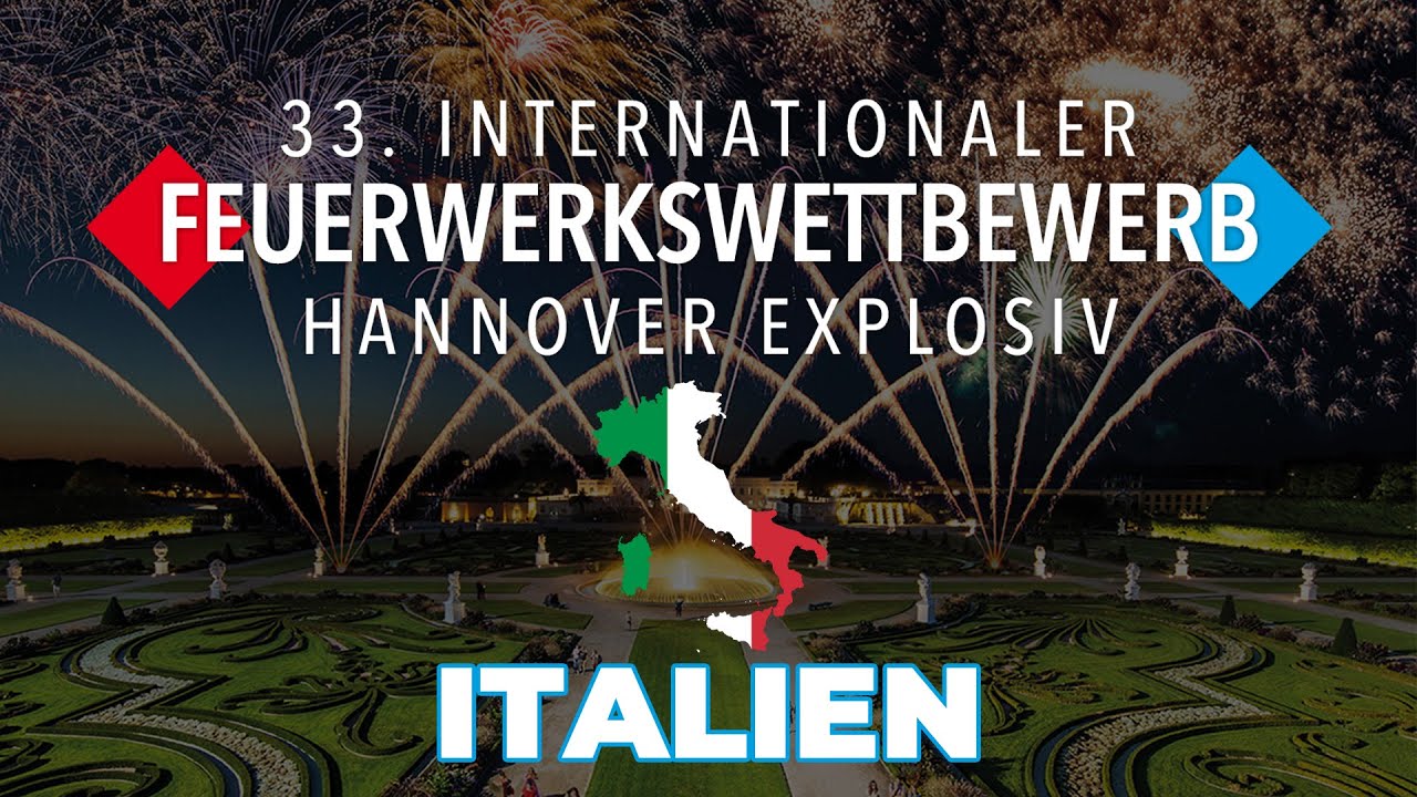 33. Internationaler Feuerwerkswettbewerb 2025 - Team Italien 