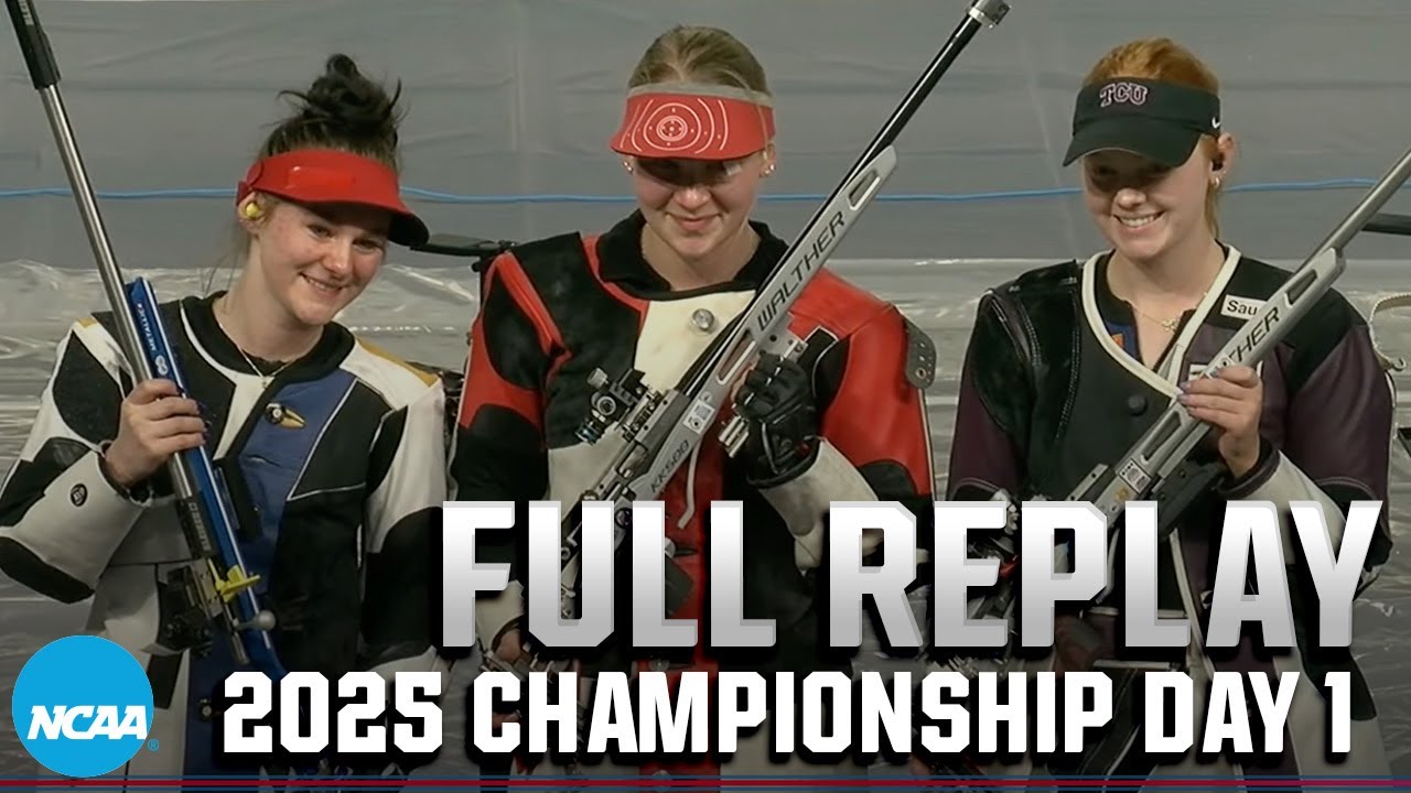 2025 NCAA rifle championship: Day one full replay