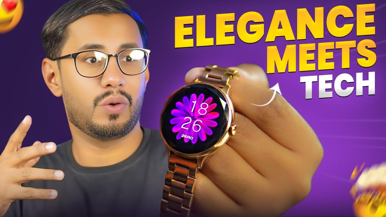 Best Smartwatch For Females -  Zerolifestyle Jewel Smartwatch unboxing and review