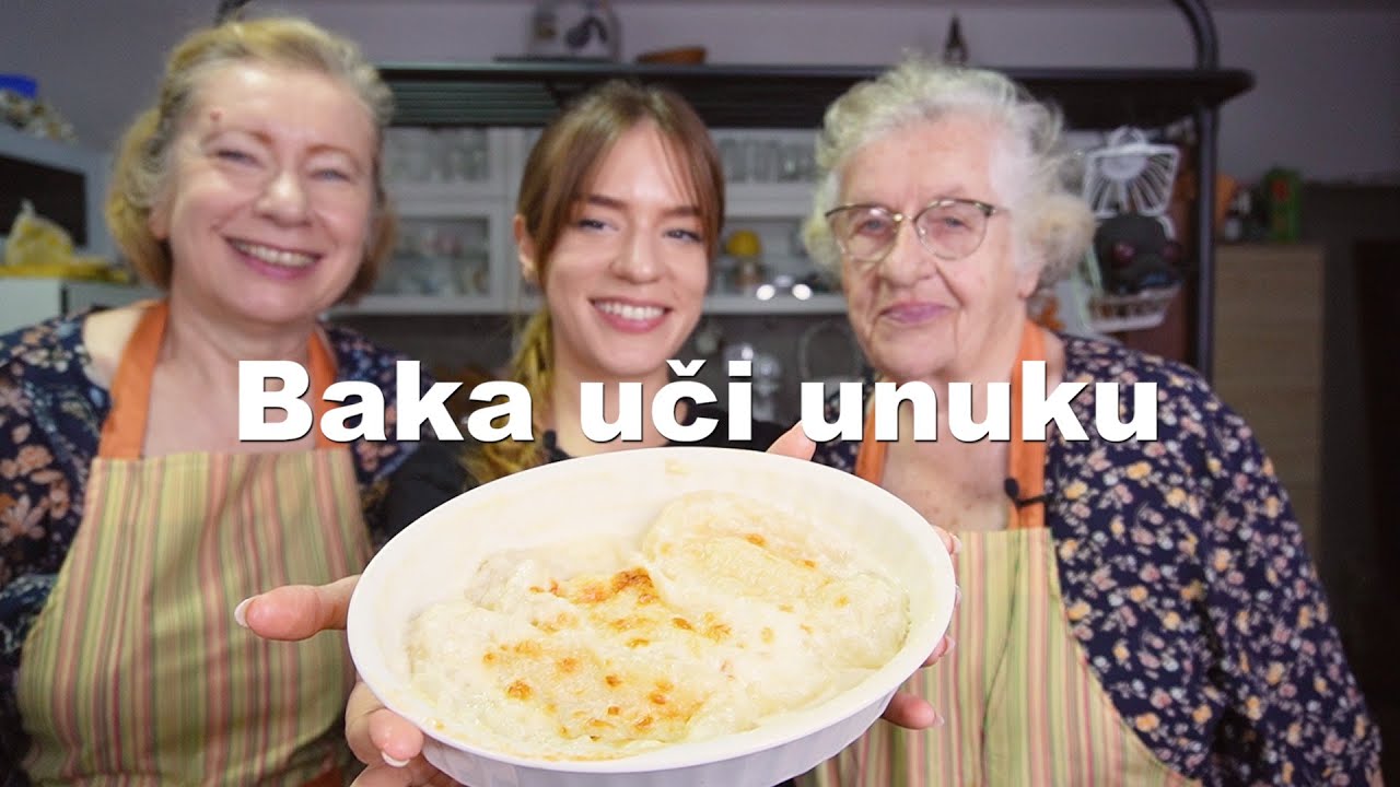 Štrukli ili Tašci sa sirom, omiljeno jelo bakinog oca! Baka uči unuku feat @MamaBuba​