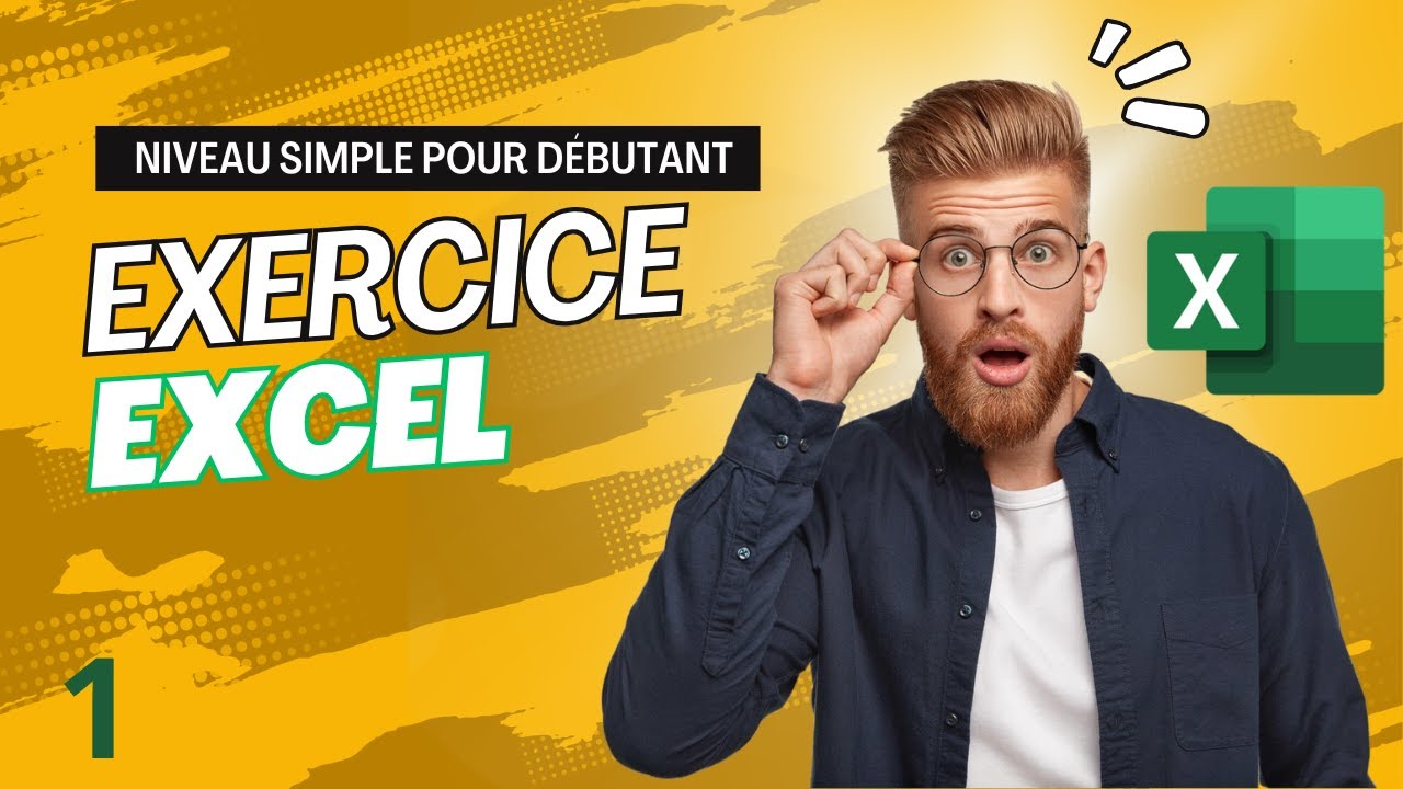 Exercice excel avec corrig&eacute;✅ Excel niveau simple pour d&eacute;butant 1