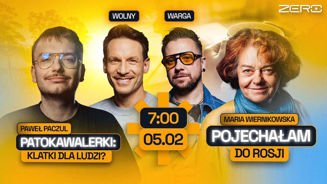 7:00 TOMASZ WOLNY & WARGA - PORANEK!