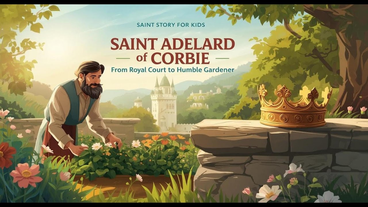 Святой Аделард Корбийский | От королевского двора до скромного садовника | История о святом для д...