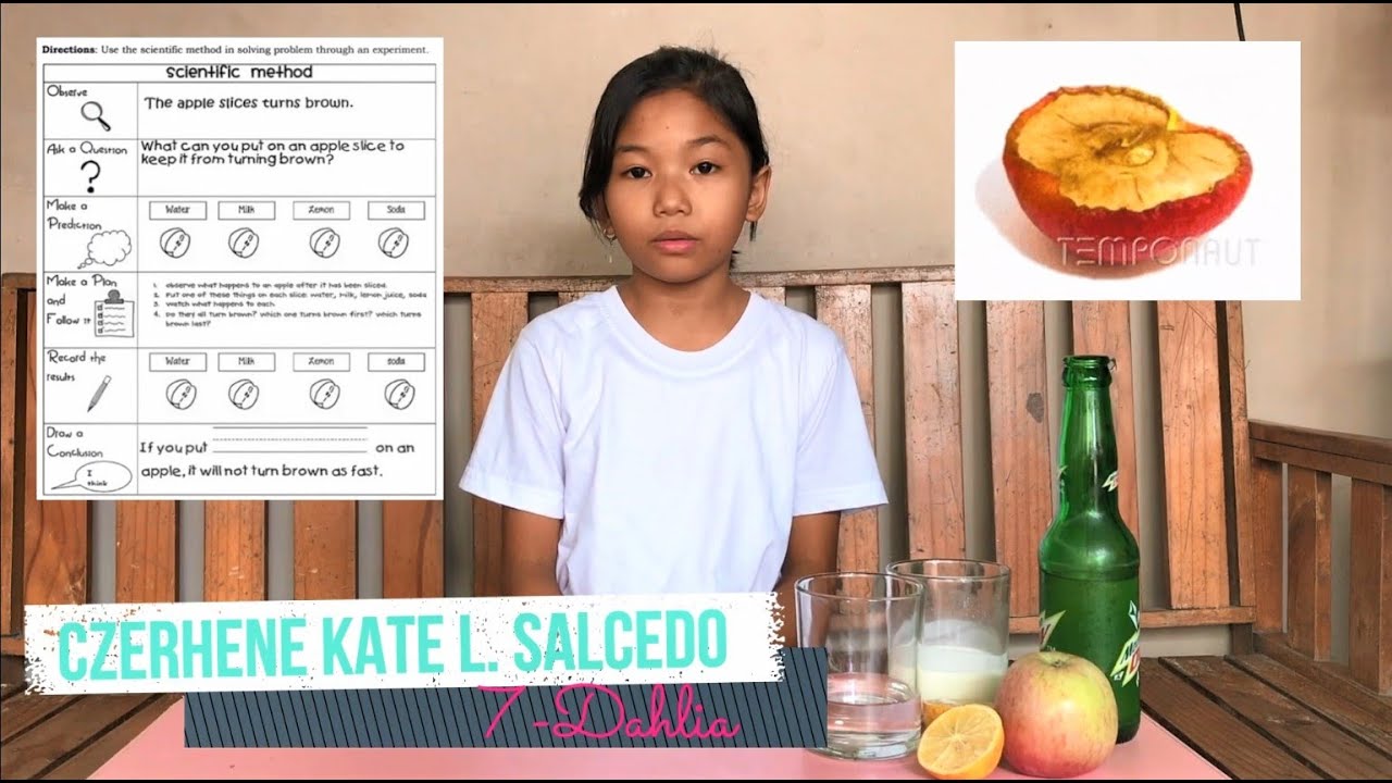 Apple Sliced Science Experiment