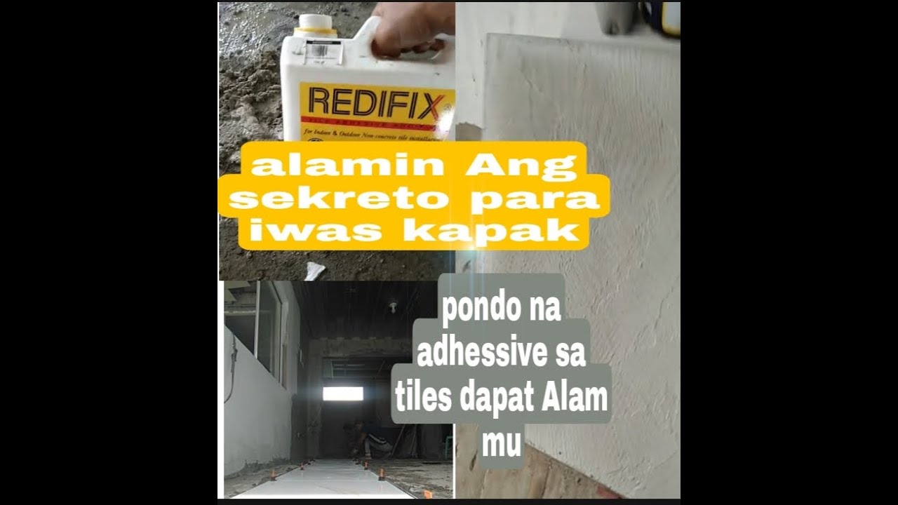 paano magkabit ng tiles na walang kapak at anu mga sekreto nito
