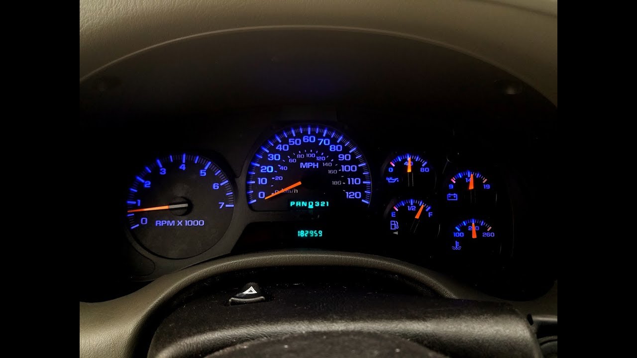Replacing Stepper Motors and Led's on Trailblazer Instrument Cluster