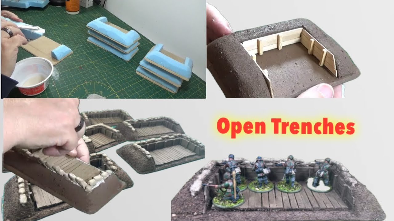 Making Open Trench Style Defences For Bolt Action