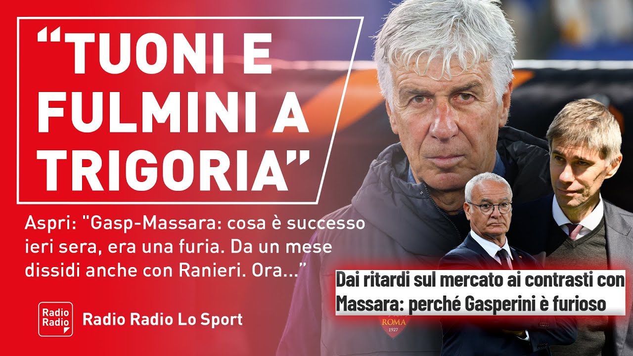 😱🔥"IERI GASPERINI FURIOSO, ECCO PERCHÉ. OGGI INCONTRO CON I FRIEDKIN, FRIZIONI ANCHE CON RANIERI"