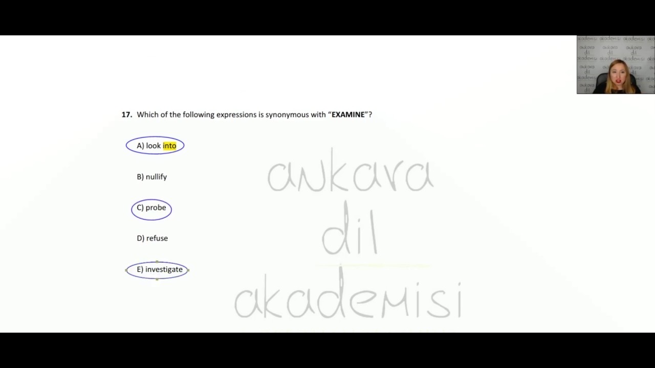 YDS / Y&Ouml;KDİL WordUP Kelime Serisi - 4 ( examine )