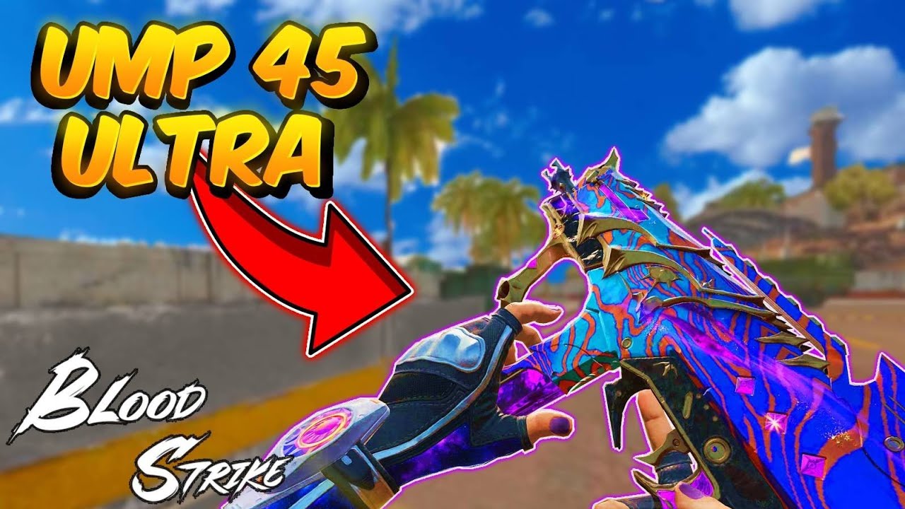 UMP45 ULTRA!! Gameplay jugador de 2 dedos-BLOOD STRIKE