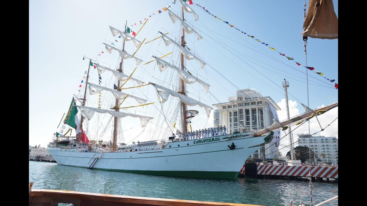 El regreso del Buque Escuela Cuauht&eacute;moc