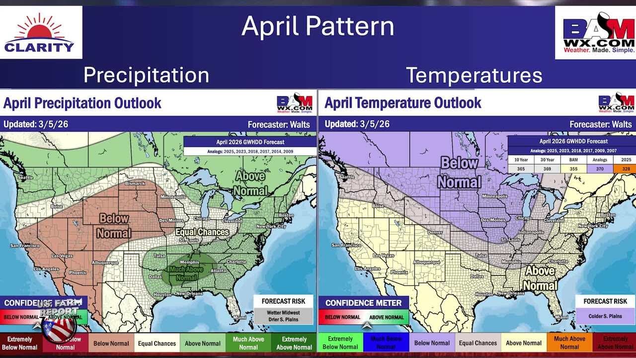 Wet & Cold? Spring Planting Delays Likely Across the Eastern U.S.