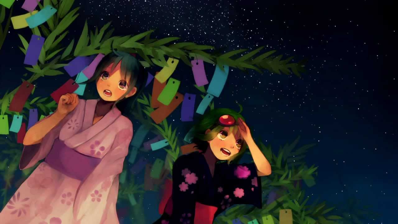 【初音ミク& GUMI】フタリボシ(acoustic version)【中日字幕】