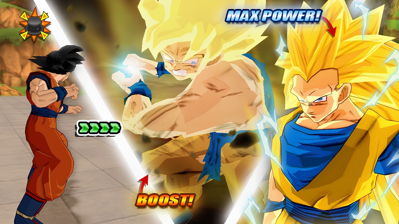 COMPARANDO A TRILOGIA DE DRAGON BALL Z BUDOKAI TENKAICHI