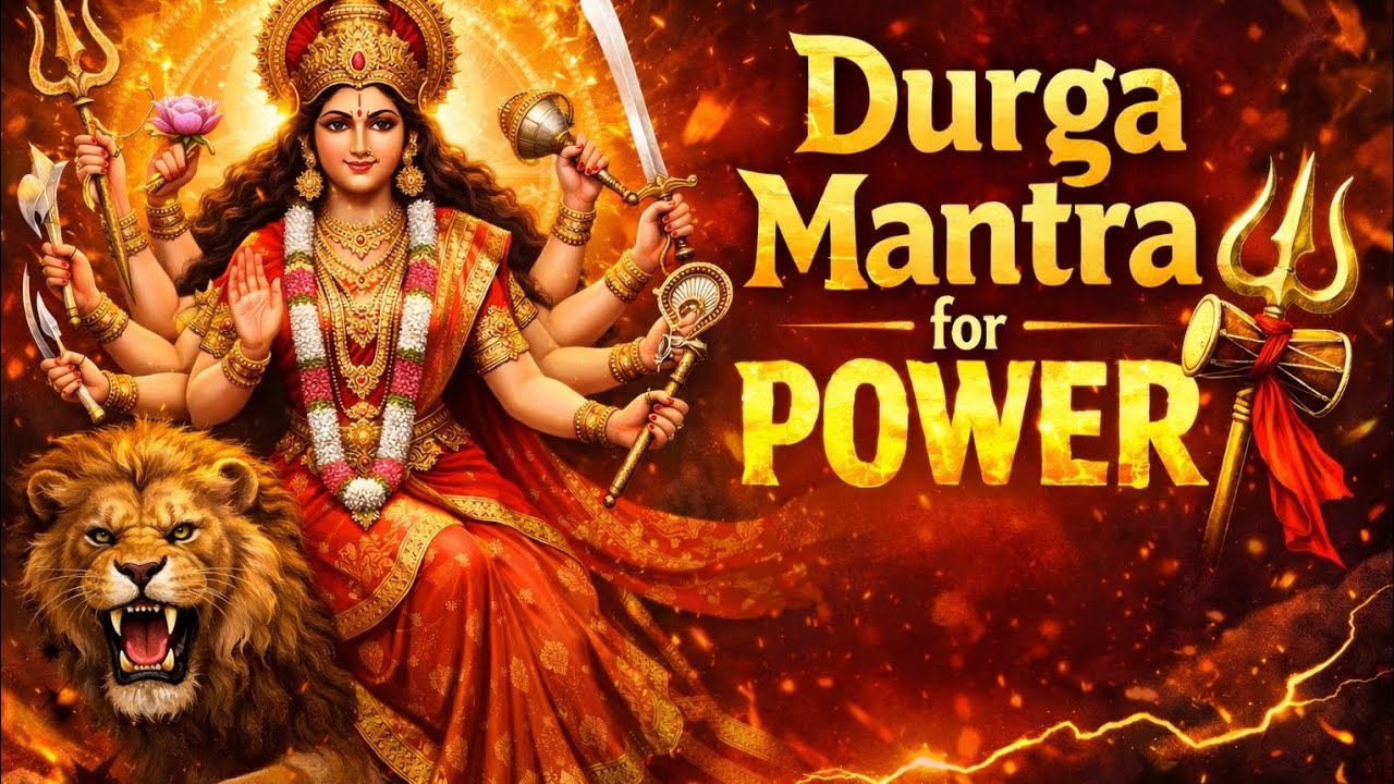 दुर्गा मंत्र 108 बार | सर्वमंगल मांगल्ये मंत्र | Powerful Durga Mantra