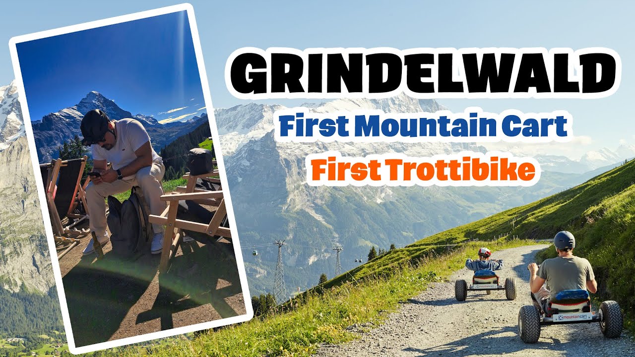 Grindelwald Zirveden Mountain Cart ile Efsane İniş | İsviçre Alplerinde Adrenalin