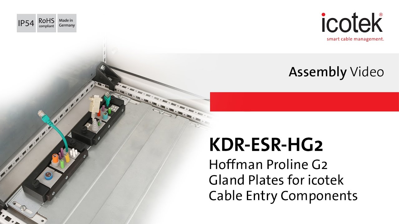 Hoffman Proline G2 Cable Entry Gland Plates | Assembly | icotek North America