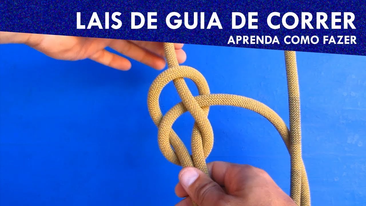 Nós - Lais de Guia de Correr (aprenda a fazer)
