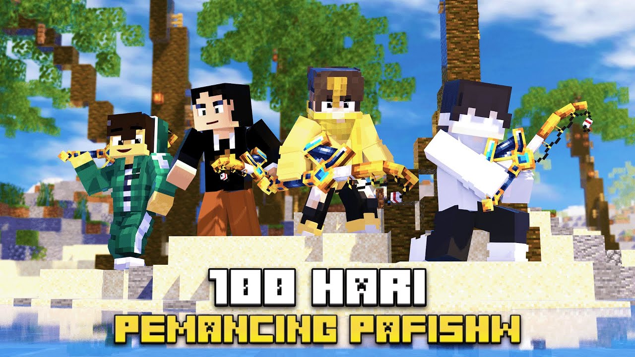 100 Hari Minecraft Pafishw Zuminel ( ft @ItsSandwich @noire @Fimauu )