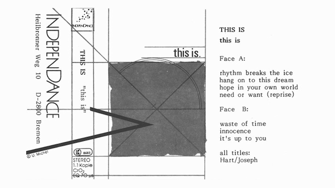 This Is -  Hang On To This Dream (1985 German Synth Pop)