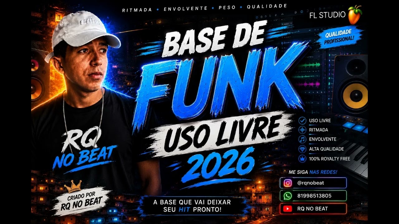 BASE DE FUNK USO LIVRE - RQ NO BEAT
