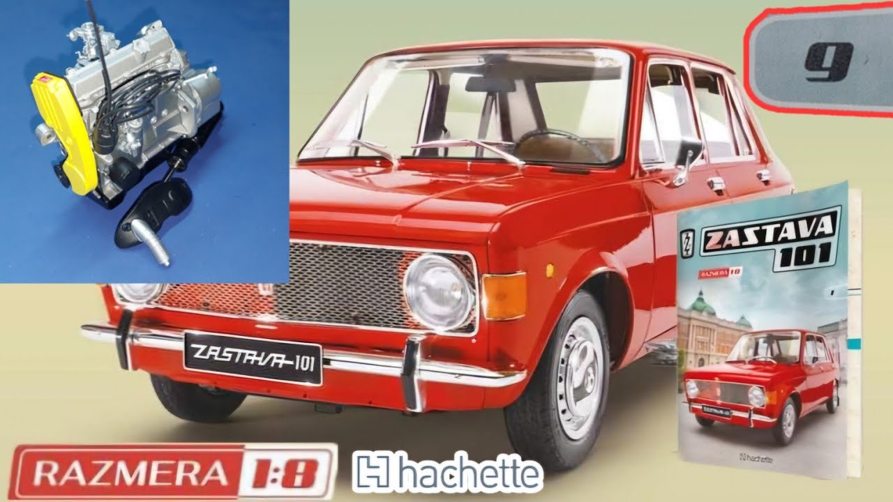Zastava 101 model 1:8 Part 9 Hachette