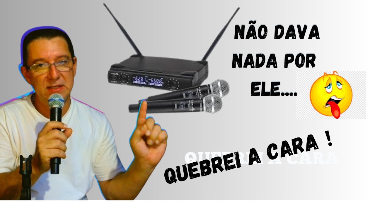 Microfone Lyco UH-08MM: O MELHOR DOS QUE CUSTAM MENOS DE R$400? 🎤 (Unboxing + Teste de Áudio)