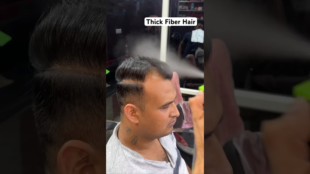 Thick Fiber Hair || #hairfibers #thickfiber #thinninghair #thinninghairsolution #thickhair #shorts