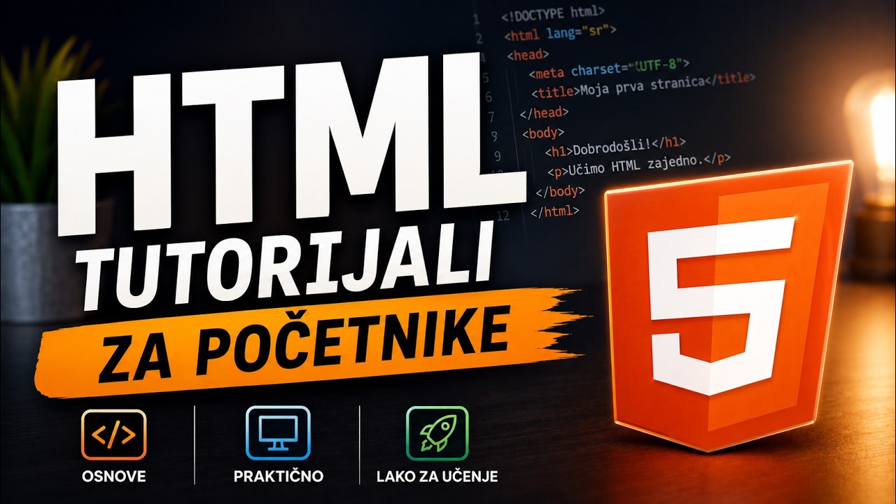 HTML Tutorijali za Početnike - 3 - Tagovi Elementi Atributi
