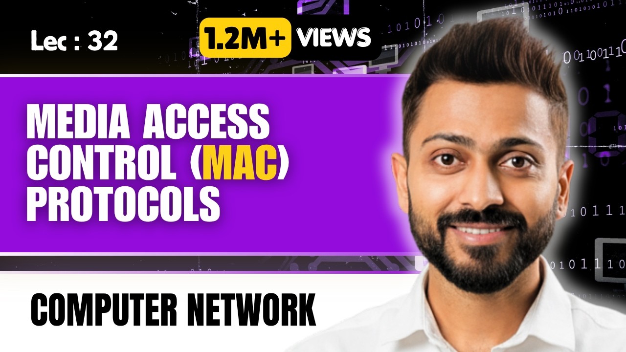 Lec-31: Various Media Access Control Protocols in Data Link Layer | Computer Networks