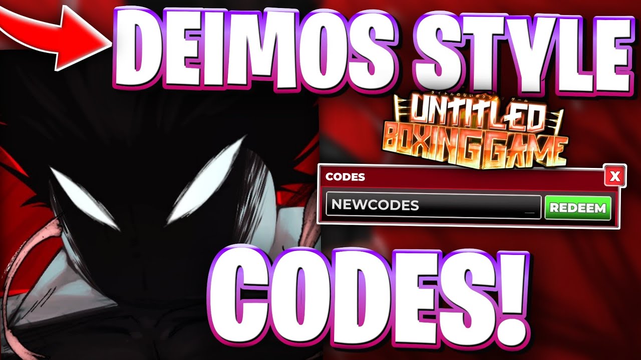 👹КОДЫ ДЛЯ ROBLOX UNTITLED BOXING GAME В СТИЛЕ DEIMOS! КОДЫ ОБНОВЛЕНИЯ DEIMOS ДЛЯ UNTITLED BOXING ...