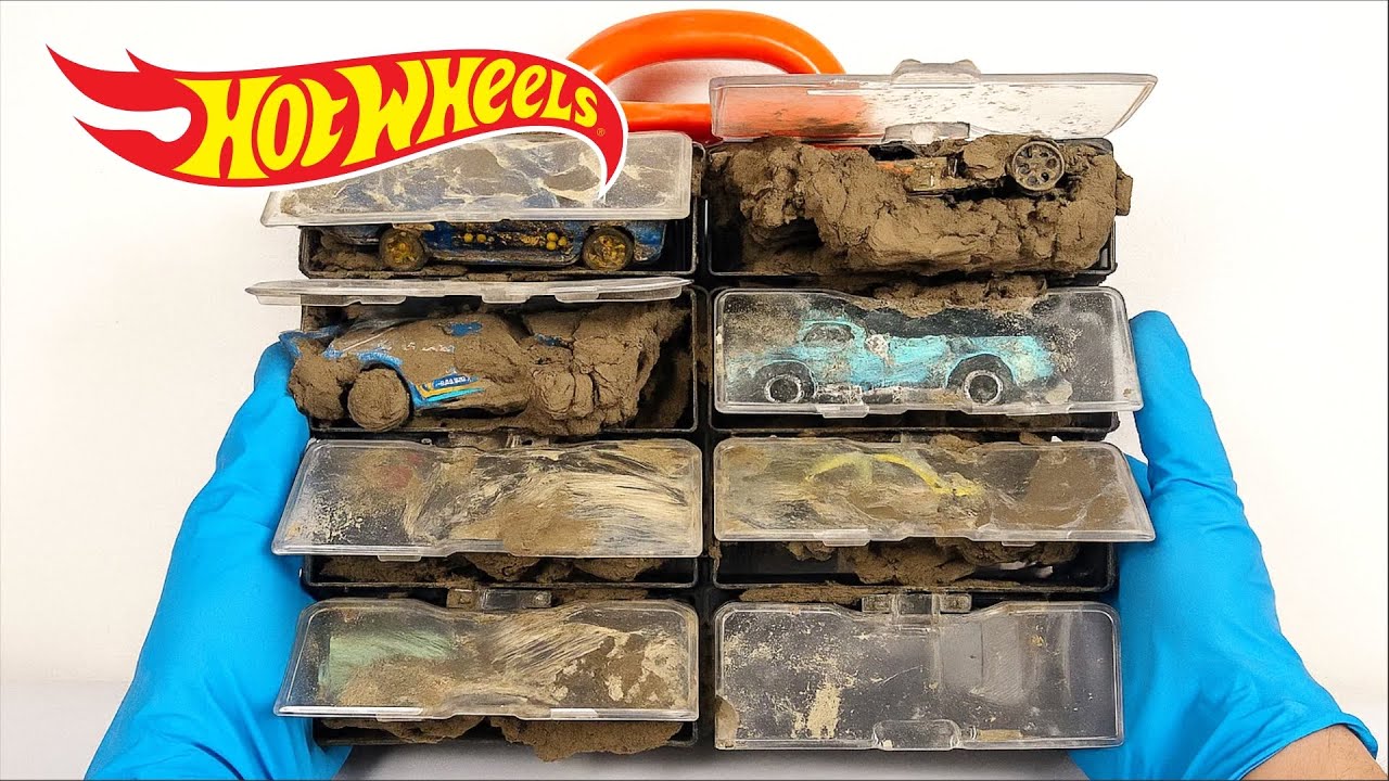 I cleaned the dirtiest Hot Wheels asmr cleaning