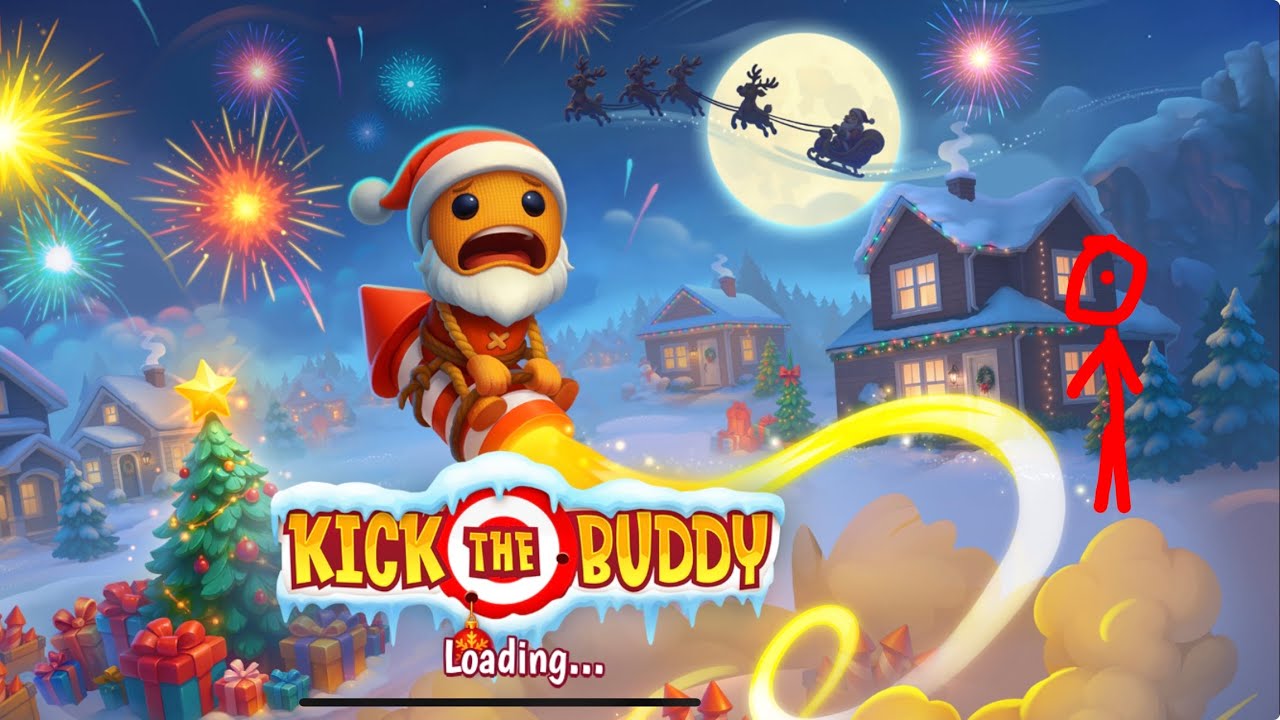 Playing kick the buddy 