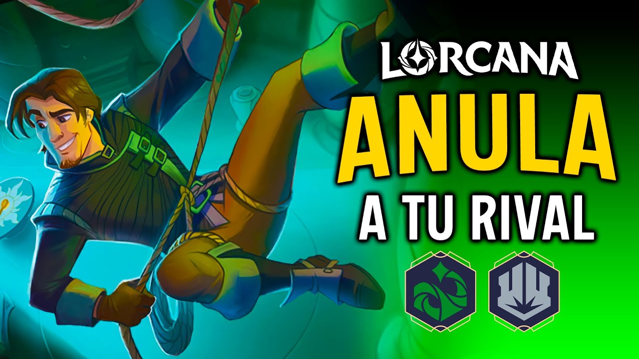 💚🩶 ¡No te lo Pierdas! Haz DESCARTAR Cartas SIN PIEDAD ★ Lorcana Mazo Esmeralda Acero