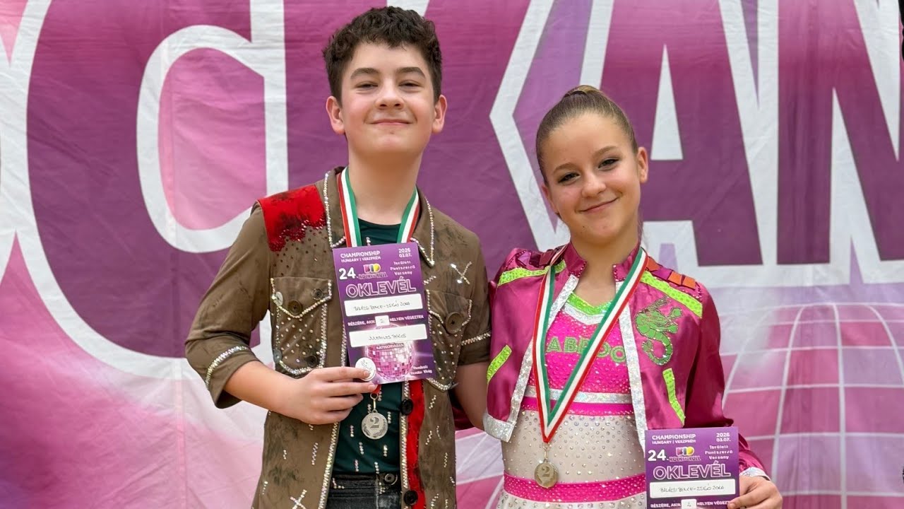 BALÁZSI BENCE - ZSIGÓ ZORA, JUVENILES 2. HELY VESZPRÉM TERÜLETI VERSENY 2026.03.07.