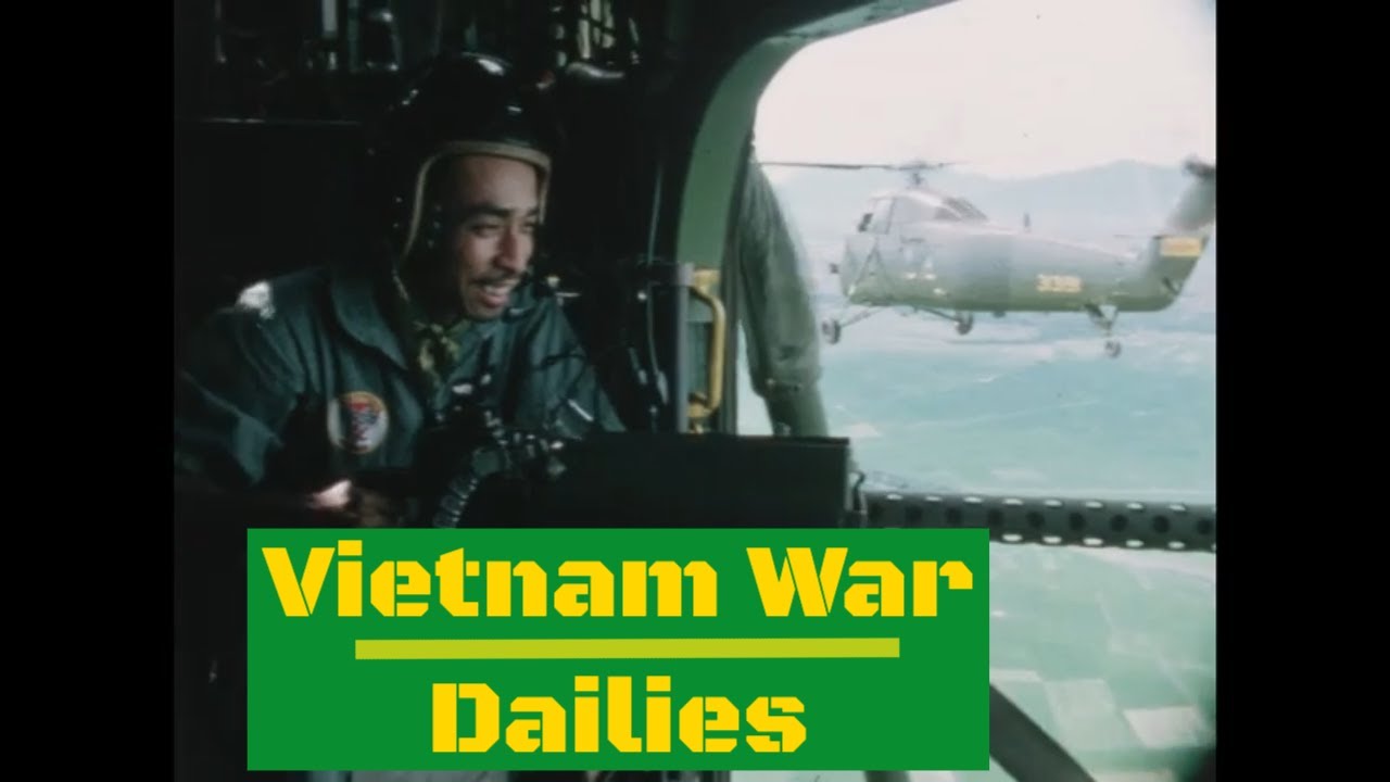 VIETNAM WAR DAILIES   SOUTH VIETNAMESE POLITICAL RALLY   H-34 HELICOPTERS   GG50055