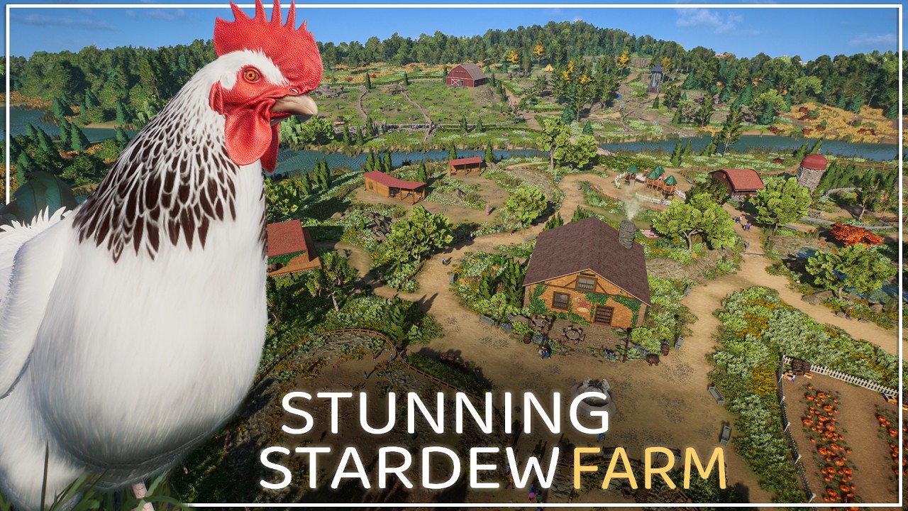 Planet Zoo: Stardew Valley Farm Build Tour 🌻 (Cozy + Fully Custom!)