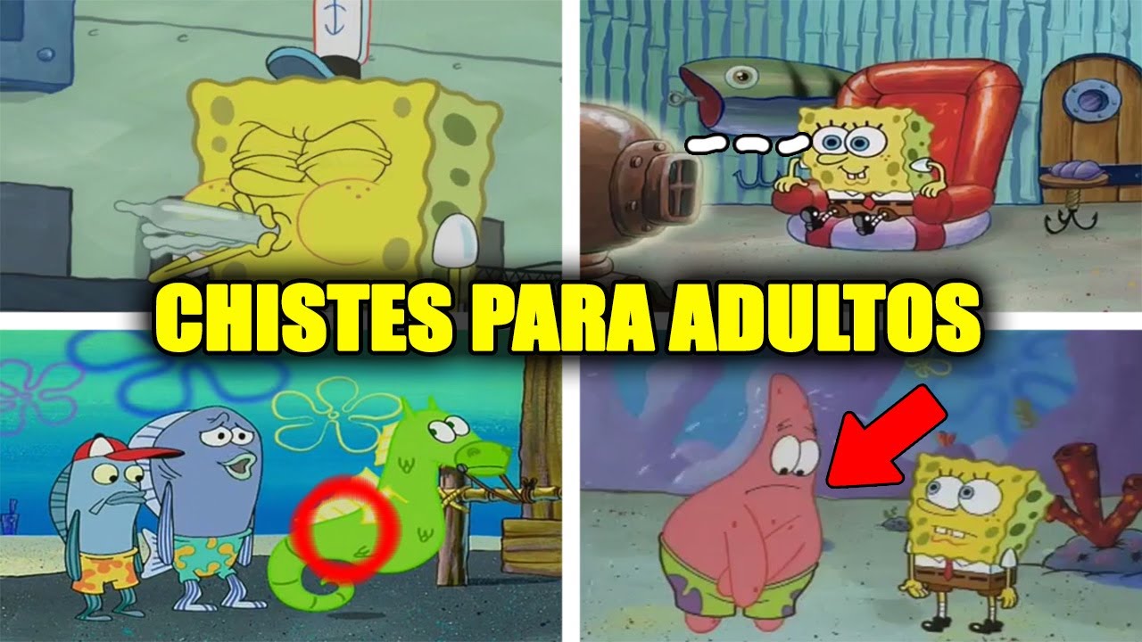 17 Chistes para Adultos de Bob Esponja que NO Entendias de Niño