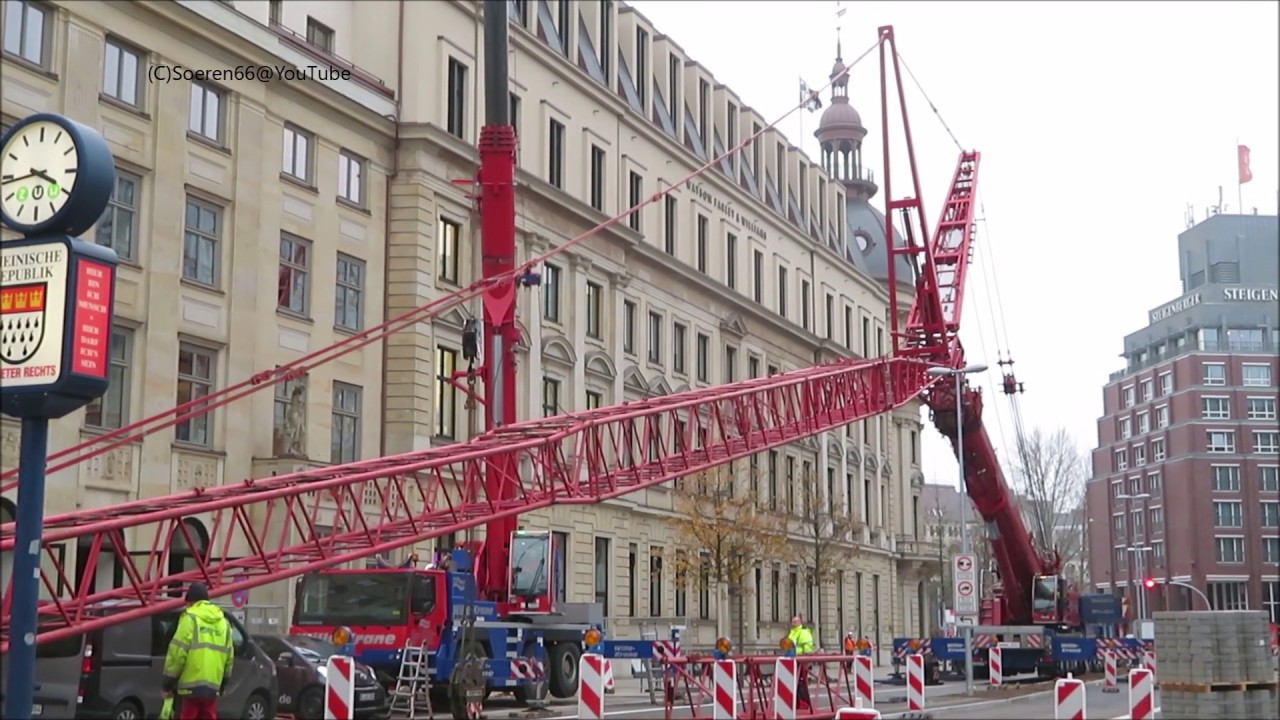 Soeren66 - Mobilkran LIEBHERR LTM 1350-6.1 von Wille Krane beim Auf-  und Abrüsten