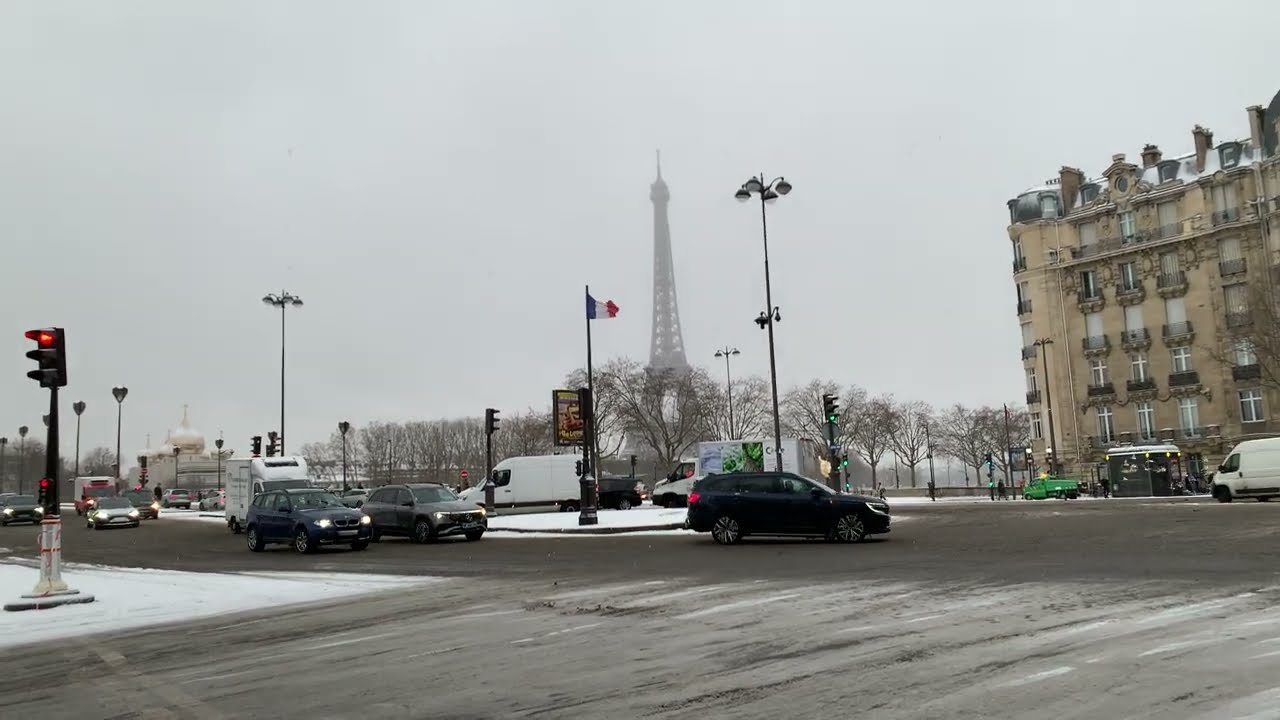 Snow in Paris, 7.1.2026 Walking tour, part 4