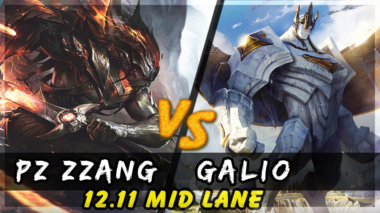 Pz Zzang - Yasuo vs Galio MID Patch 12.11 - Yasuo Gameplay
