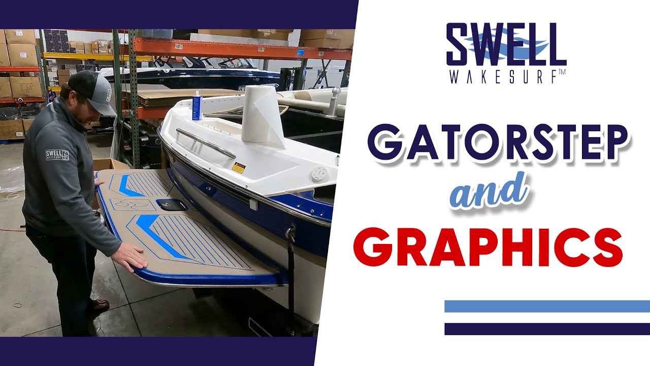 2006 Malibu Wakesetter Wakesurf Upgrade: Episode 7: Gatorstep and Graphics Install - Almost Wrapped!