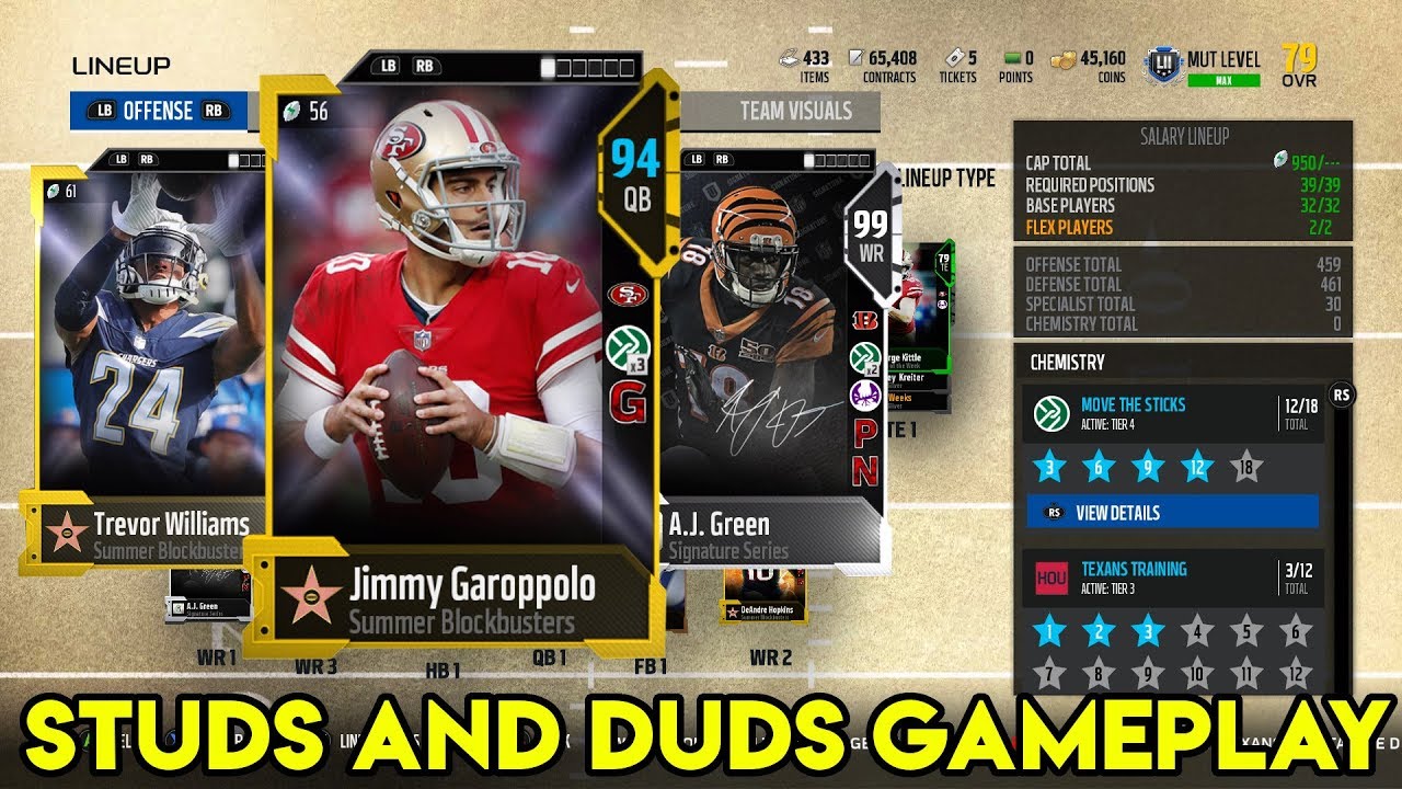 GaroppoGOAT Has Perfect Passer Rating! New AJ Green! Studs and Duds Madden 18 Ultimate Team Gameplay