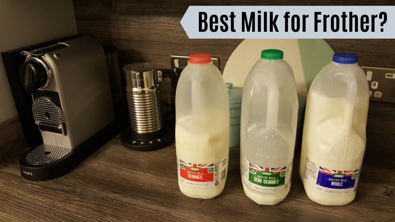 What Milk to Use With a Nespresso Aeroccino Milk Frother? | Whole Milk, Semi Skimmed or Skimmed?